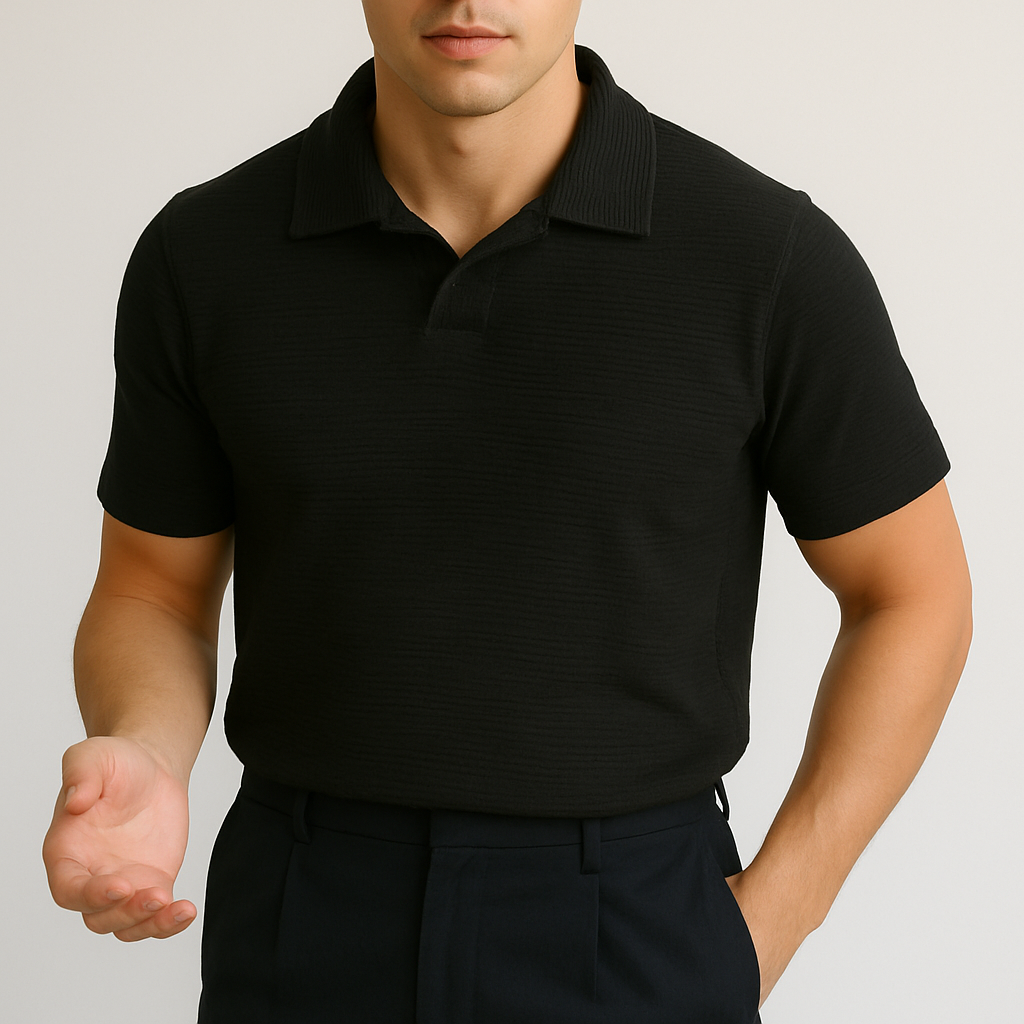 Premium knitted fabric with a subtle texture