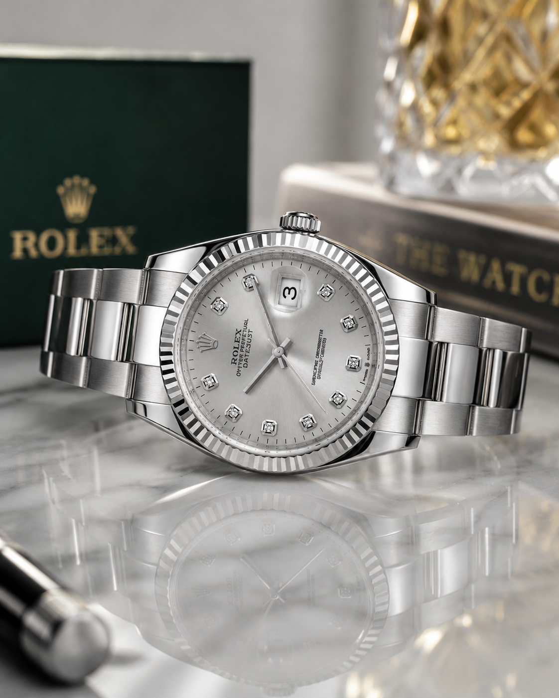 Rolex Datejust Silver