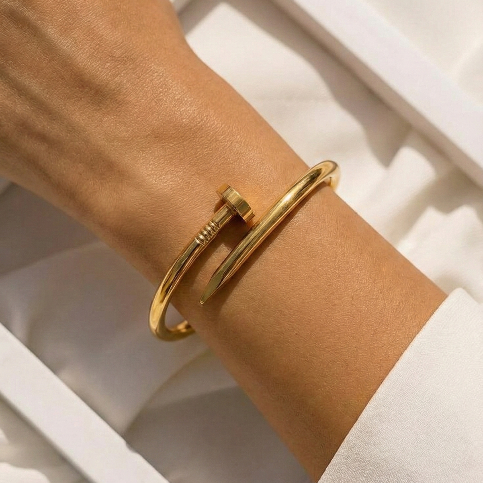 Iconic Nail Cuff Bracelet